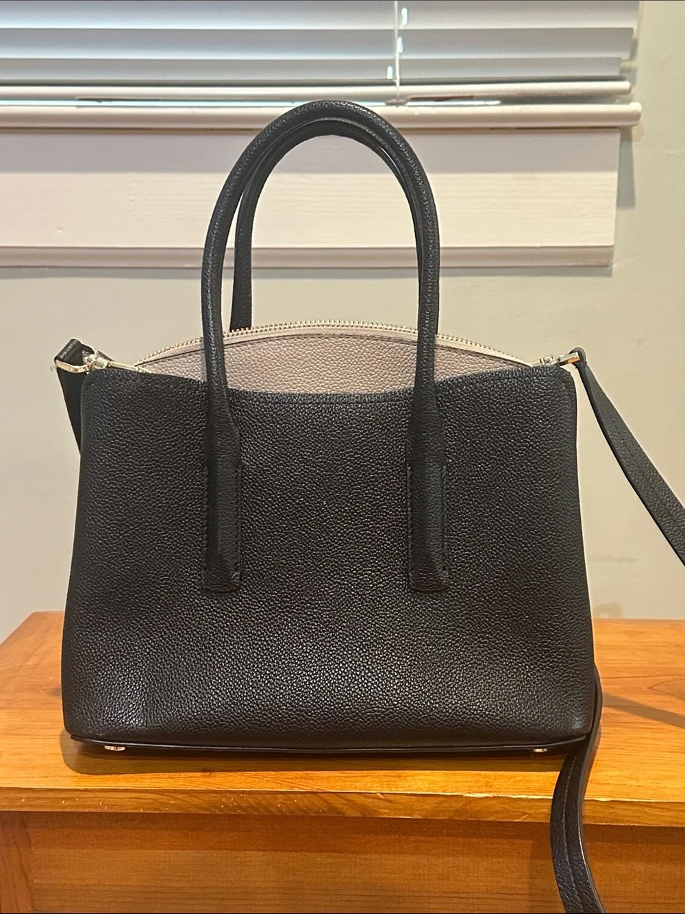 kate spade structured pebbled
